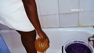 is the boss's wife having secret encounters in the bathroom?