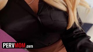 Stepson strives to impress his boss stepmom at the company