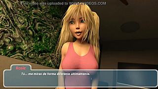 Rosie And Her Dad Discuss Bathroom Incidents In Happy Summer Rosie Game