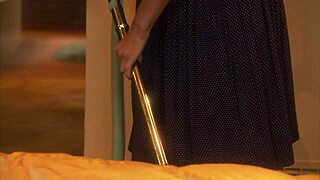 milf brooke banner seduced by older man on the bed