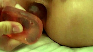 She sucks dick until cum hits her face, then takes anal bonus.