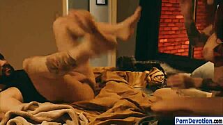 gorgeous woman tana lea sucks big cock deepthroat