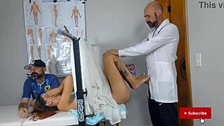 Devastating Betrayal as Gynecologist Fucks Cuckold's Wife Unbeknownst to Him
