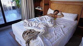 her big ass woke me up when she saddled my dick in the morning