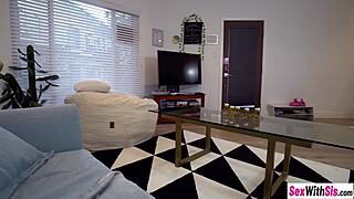 Horny Blonde Stepsister Talks About Sex With Stepbro!