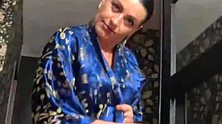 Slutty geisha craves attention from amateur milf stepmom latina