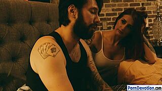 gorgeous woman tana lea sucks big cock deepthroat