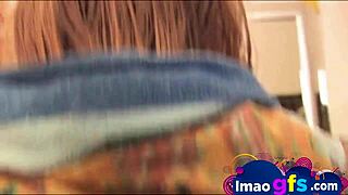 young blonde naked body in closeup view