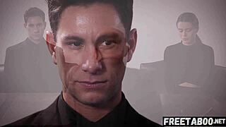 I watched step sister Lana Rhoades learn to get along with stepbro in family therapy