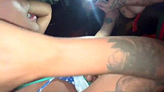 Fucking In Hair In Moving Car!