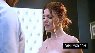 Stepbrother Fucks His Stepsisters in Group Sex