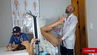 Devastating Betrayal as Gynecologist Fucks Cuckold's Wife Unbeknownst to Him