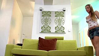 teen morgan moon gets filled in double penetration mfm threesome