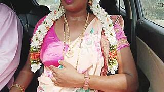 Indian Sexy Saree Bhabi Car Romance Telugu Dirty Talks