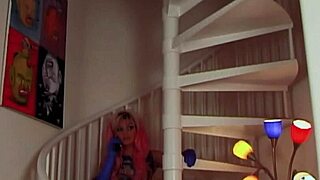 Pink haired brittany andrews pegs vanessa lane with strap on