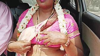 Indian Sexy Saree Bhabi Car Romance Telugu Dirty Talks