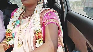Indian Sexy Saree Bhabi Car Romance Telugu Dirty Talks