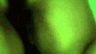 I play with her sensual pussy in doggystyle