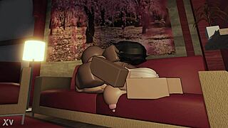 huge black cock splits pussy open in apartment