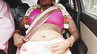 Indian Sexy Saree Bhabi Car Romance Telugu Dirty Talks