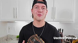 Step mom surprises with freeuse birthday sex.