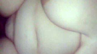 Intense fucking with giant busty woman and huge monster cock leading to orgasm and cumshot