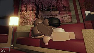 huge black cock splits pussy open in apartment