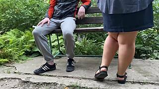 Step son peeps at step mother's sweet hole