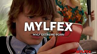 Mylfex - gossip step mother gets a divine revelation to fuck her scholar stepson.