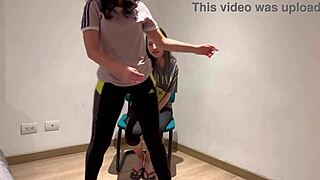 Universitarias Tienen Una Tarea Que Termina en Gemidos