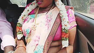 Indian Sexy Saree Bhabi Car Romance Telugu Dirty Talks