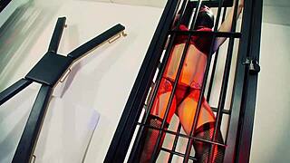 Mai Bailey and Krystal Webb star in a lesbian fetish scene together