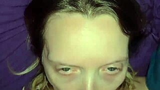 A milf endures intense face fucking before receiving a facial