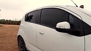 Outdoor encounter with brother-in-law in the park