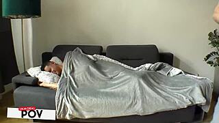 i sneakily blow matt while my husband naps, hes such a cute cheerleader zuzu sweet