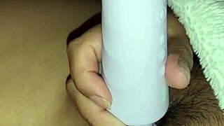 Masturbation with toy on wet pussy ending