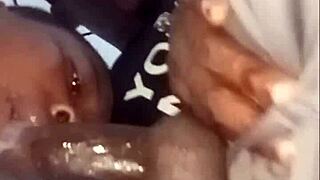 Teaching my little slut sloppy throat skills