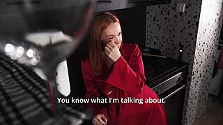 stepmom gives me a kiss instead of food