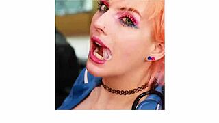 Hot British Teen With Blue Eyes Gives POV Outdoor Blowjob