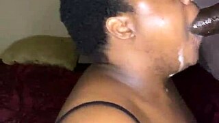 Does BBW slut suck step brother's dick?