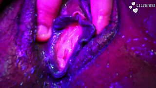 juicy student masturbates and fingers her tight pussy