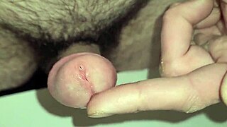 The intense frenulum edging builds up to an explosive cum release