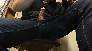 playing with my stiff cock until i cum