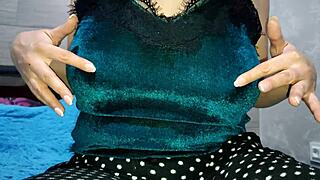 One at Home Playing with Big Boobs