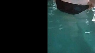 I was in the hot tub with a horny white teen 18+ and it was amazing