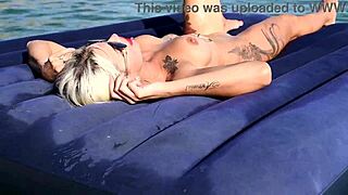 nude beach beautiful girl big boobs nude in public 😍