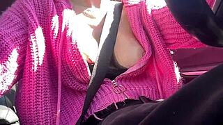 Can Artemisia Love's Juicy Tits Handle This Sexy Car Ride?