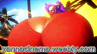 Animated Breasts Expand in Hentai Scene
