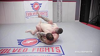 tori avano's wrestling fight turns into rough fucking on the mat