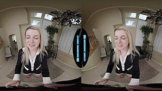 Cute Shy Office Worker Gets POV Blowjob and Doggystyle Fun